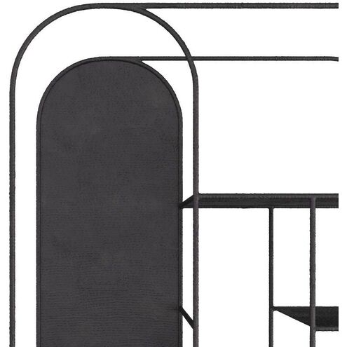 Meson 81 X 35 inch Hammered Natural Iron Etagere