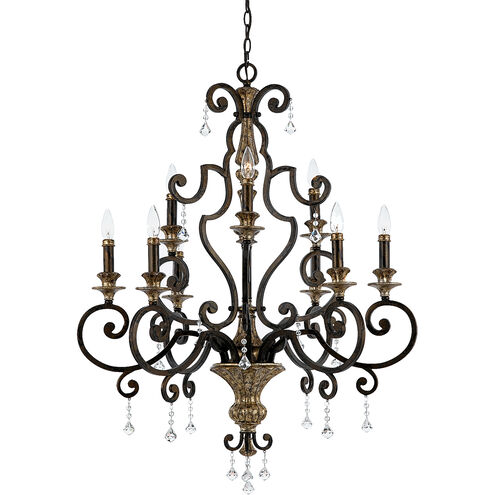 Marquette 9 Light 32 inch Heirloom Chandelier Ceiling Light