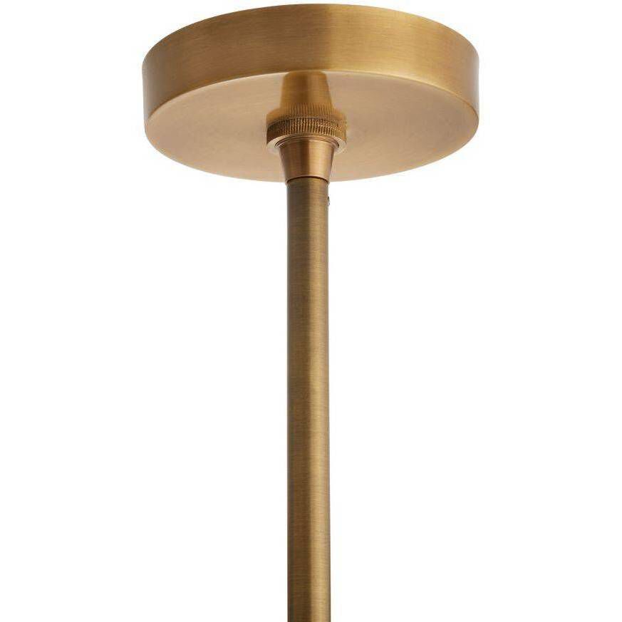Hilary 1 Light 11 inch Vintage Brass Pendant Ceiling Light