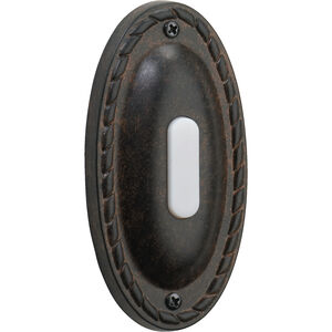 Lighting Accessory Toasted Sienna Traditional Oval Doorbell