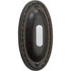 Lighting Accessory Toasted Sienna Traditional Oval Doorbell