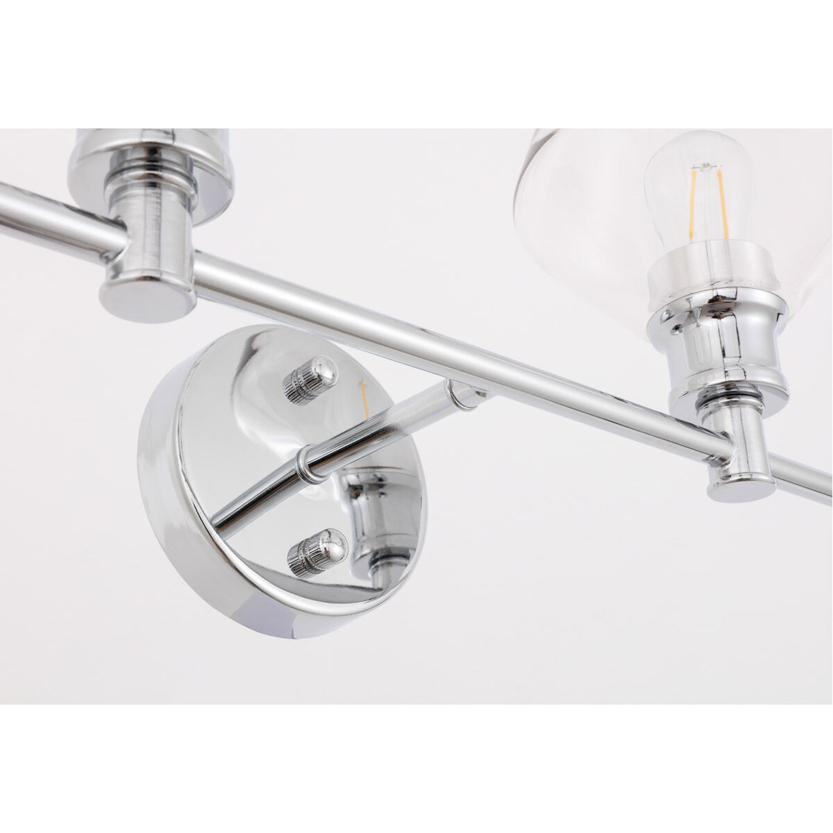 Gene 2 Light 19 inch Chrome Wall sconce Wall Light