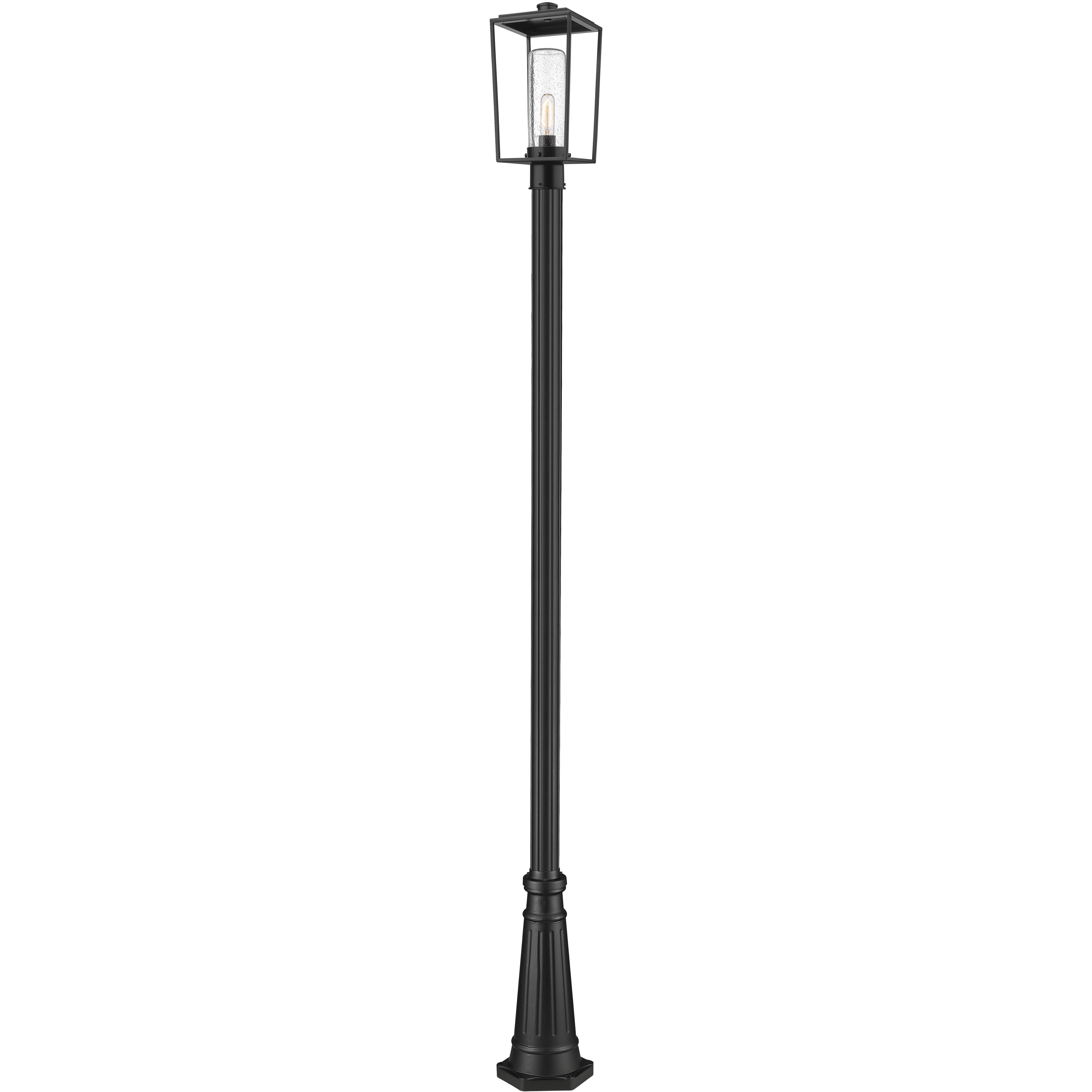 Sheridan 1 Light 17.5 inch Black Outdoor Post Mounted Fixture