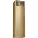 Avroko Maybeck LED 18 inch Hand Rubbed Antique Brass Outdoor Wall Sconce