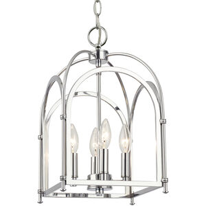 Kai 4 Light 10 inch Polished Chrome Pendant Ceiling Light