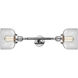 Franklin Restoration Large Bell LED 19 inch Polished Chrome Bath Vanity Light Wall Light in Clear Glass, Franklin Restoration