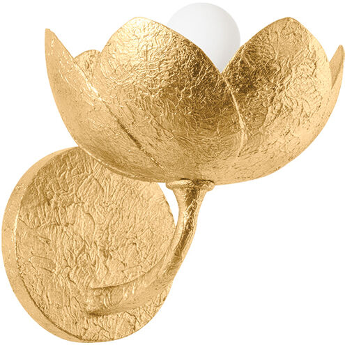 Arcata Wall Sconce Wall Light in Vintage Gold Leaf