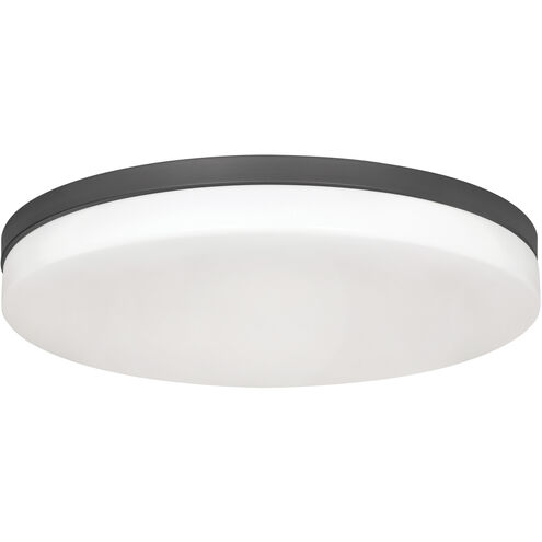 Oscar LED 19 inch Black Flush Mount Ceiling Light