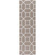 Lagoon 96 X 30 inch Gray and Neutral Indoor Area Rug, PET Yarn