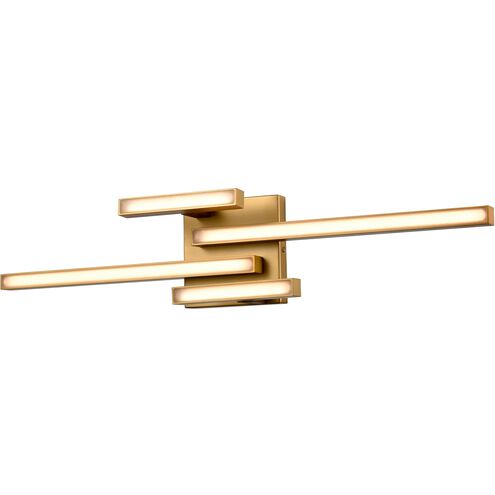 Maud AC LED LED 25 inch Brass Bath Vanity Wall Light