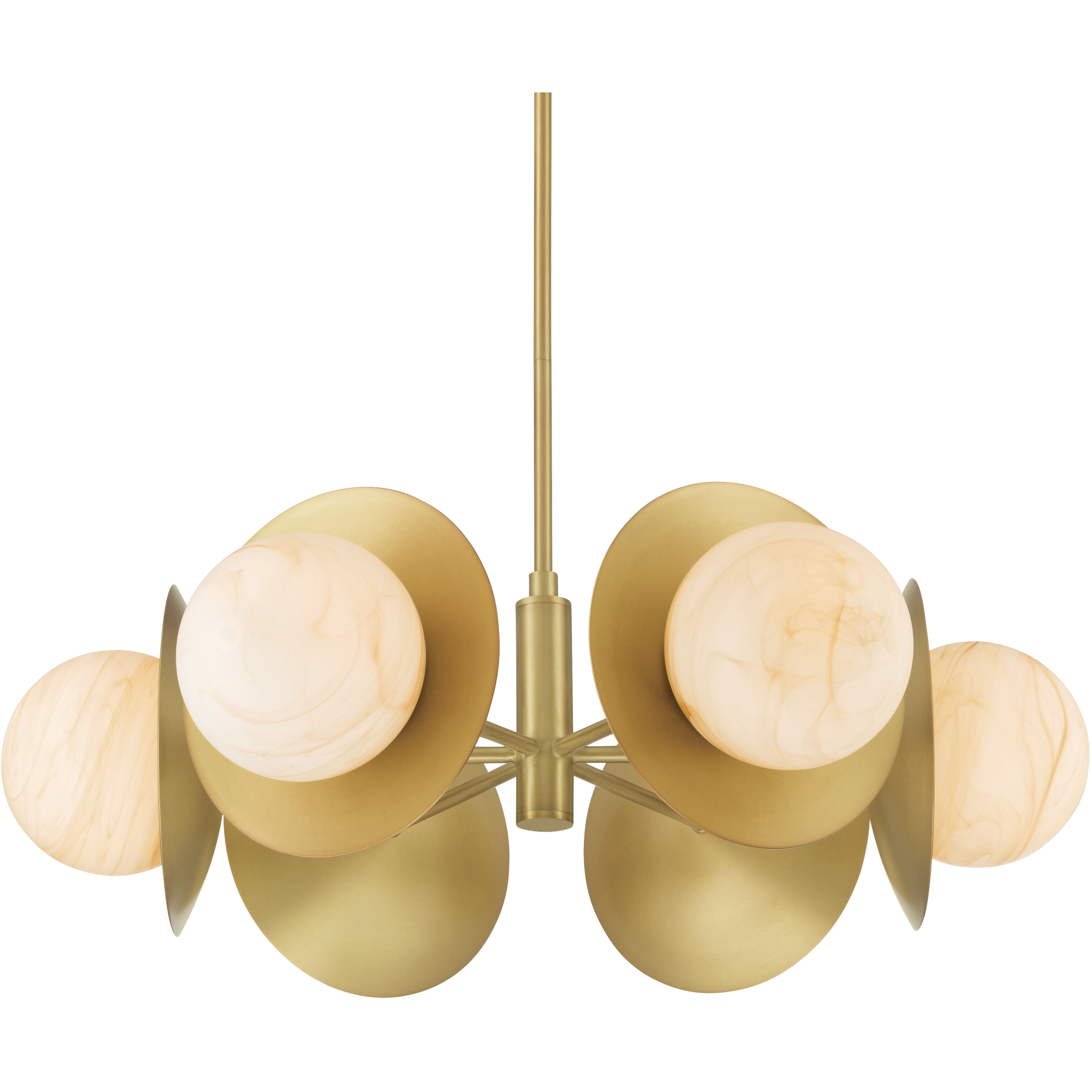 Olenne 6 Light 28 inch Legacy Brass Pendant Ceiling Light