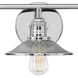 Rigby 3 Light 27 inch Polished Nickel Vanity Light Wall Light