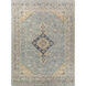 Zahra 132 X 96 inch Dusty Sage Rug in 8 x 11, Rectangle
