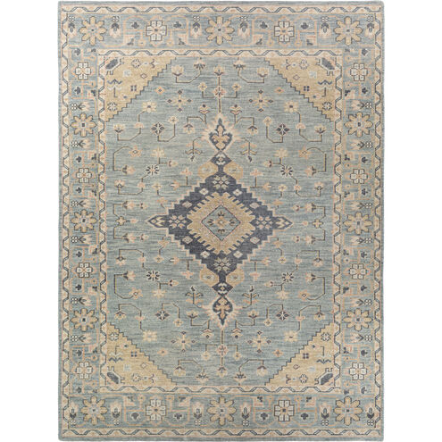 Zahra 132 X 96 inch Dusty Sage Rug in 8 x 11, Rectangle