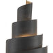 Chiffonade 2 Light 10.75 inch French Black Wall Sconce Wall Light