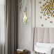Castleton 1 Light 5 inch Satin Brass Single Sconce Wall Light, Single