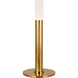 Kelly Wearstler Rousseau 9.5 inch 5 watt Antique-Burnished Brass Rechargeable Accent Lamp Portable Light