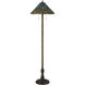 3108 Tiffany 63 inch 60.00 watt Antique Brass Floor Lamp Portable Light