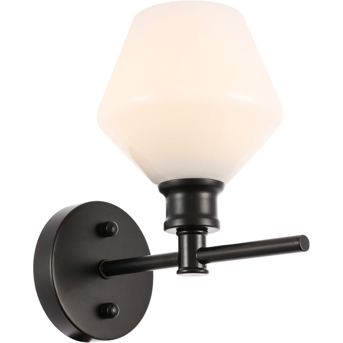 Gene 1 Light 6 inch Black Wall sconce Wall Light