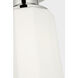 C&M by Chapman & Myers Fairfax 1 Light 4.5 inch Polished Nickel Flush Mount Ceiling Light in LED
