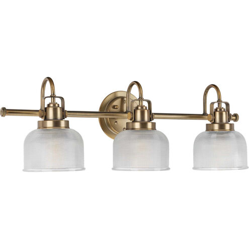 Artrude St 3 Light 26 inch Vintage Brass Bath Vanity Wall Light