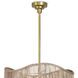 Coastal Living Nimes 1 Light 22 inch Natural Pendant Ceiling Light, Drum