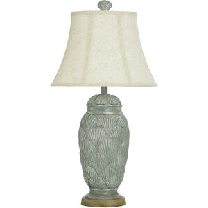 Helen 29.5 inch 60.00 watt Katla Blue and Brown Table Lamp Portable Light