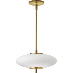 Maddie LED 12 inch Aged Brass Pendant Ceiling Light