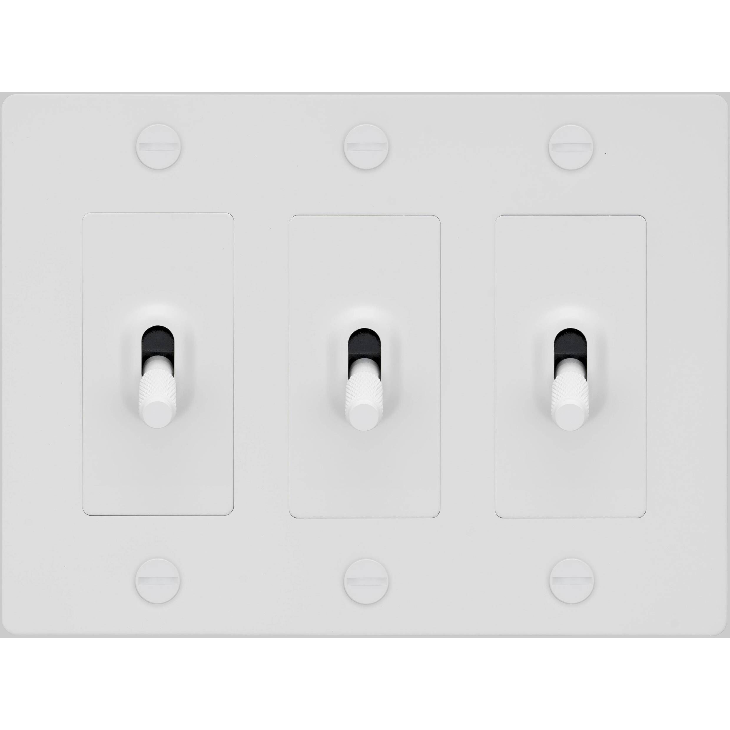3G Toggle 120-277 White Light Switch