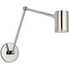 Kelly Wearstler Precision 15 inch 6.00 watt Polished Nickel Double Library Light Wall Light