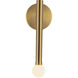Alora Mood Arden LED 2.38 inch Brushed Gold Bath Vanity Light Wall Light
