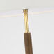 Ray Booth Amaya 20 inch 6.50 watt Antique-Burnished Brass and Walnut Table Lamp Portable Light