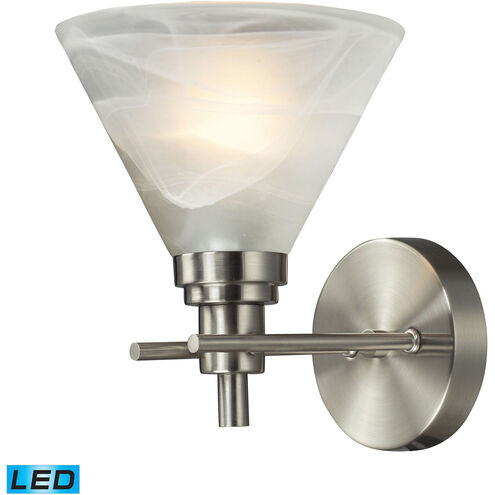 Caltanissetta LED 9 inch Brushed Nickel Vanity Light Wall Light