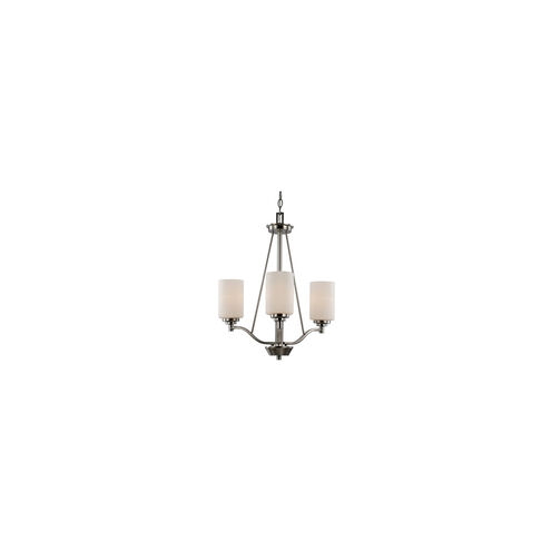 Signature 3 Light 21 inch Rubbed Oil Bronze Chandelier Ceiling Light