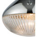 Boston 1 Light 6 inch Polished Chrome with Clear Mini Pendant Ceiling Light