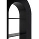 Triumph Matte Black Bookcase