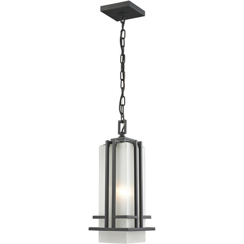 Abbey 1 Light 6.63 inch Outdoor Rubbed Bronze Outdoor Chain Mount Ceiling Fixture in Oil Rubbed Bronze