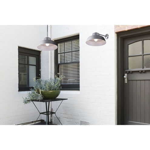 Madison 1 Light 10 inch Grey Barn Light