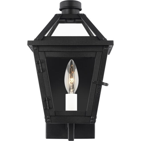 C&M by Chapman & Myers Hyannis 1 Light 12.5 inch Textured Black Outdoor Wall Lantern
