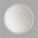 Cadre 36 X 36 inch Brushed Nickel Backlit Wall Mirror