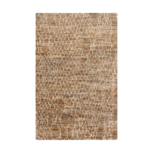Bjorn 36 X 24 inch Brown and Neutral Area Rug, Jute