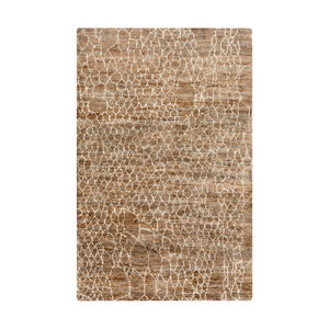 Bjorn 36 X 24 inch Brown and Neutral Area Rug, Jute