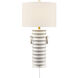 Cindy 32 inch 100.00 watt White Table Lamp Portable Light, Coco & Dash