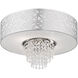 Allendale 4 Light 18 inch Polished Chrome Semi-Flush Mount Ceiling Light