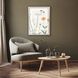 Florals Collection Green Framed Art