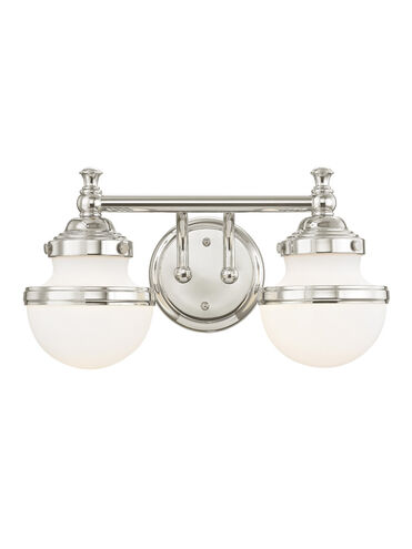 Oldwick 2 Light 15 inch Polished Chrome Bath Vanity Wall Light