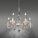 Signature Amadeus 6 Light 27 inch Antique Silver Chandelier Ceiling Light, Schonbek Signature