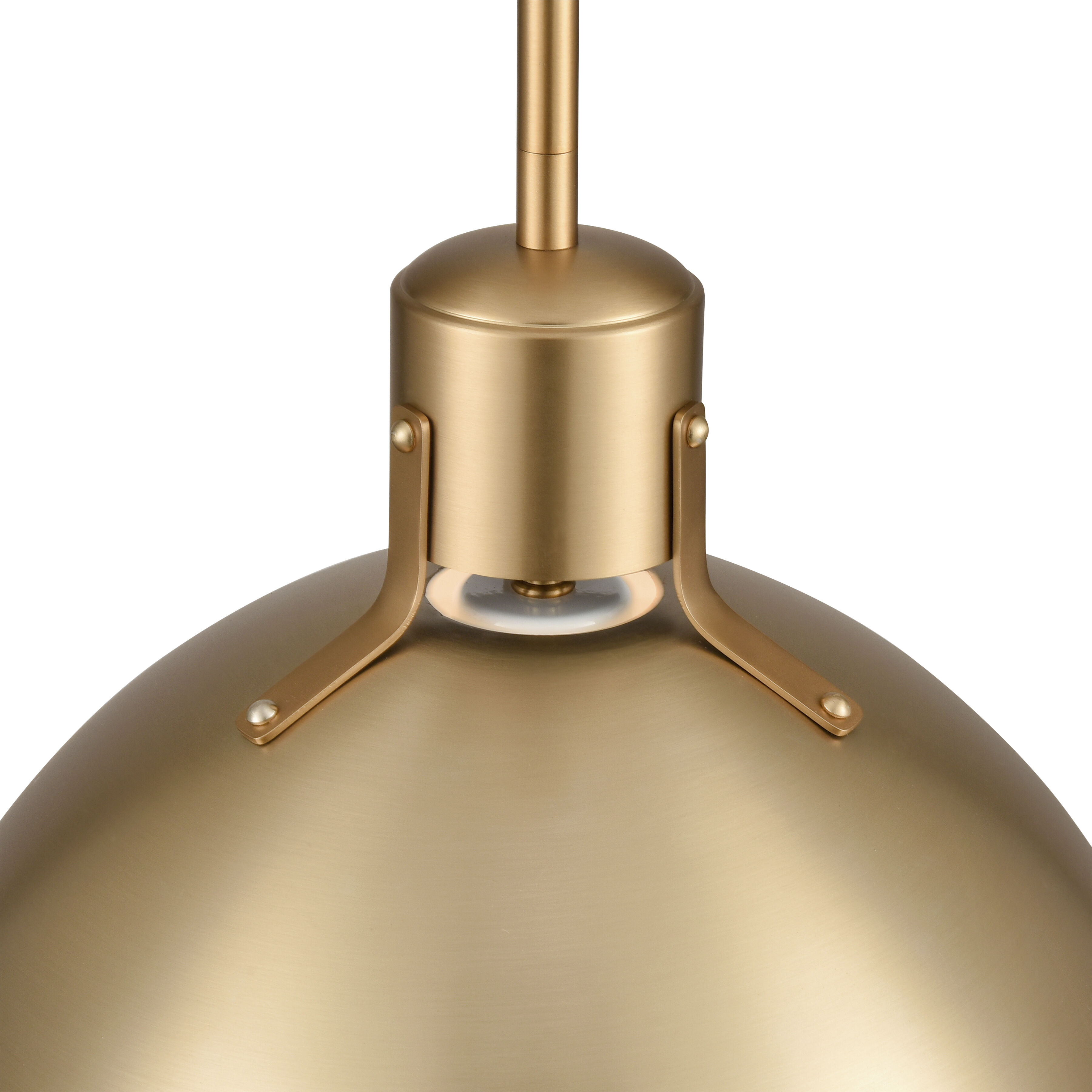 Zayne 1 Light 12 inch Brushed Gold Pendant Ceiling Light