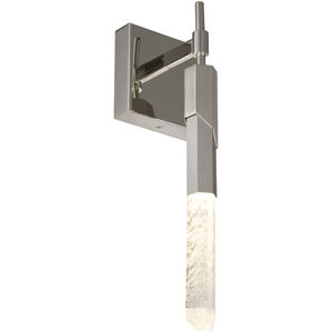 Glacia LED 4.88 inch Brushed Platinum/Polished Nickel Wall Sconce Wall Light