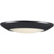 Diverse LED 7.5 inch Black Flush Mount Ceiling Light